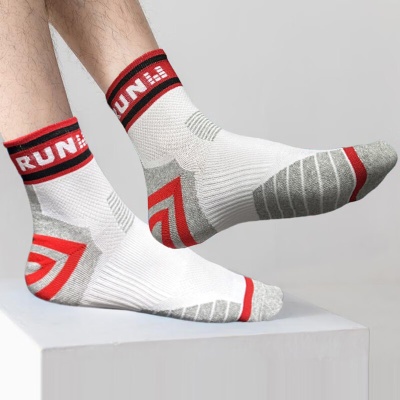 棉袜女男透气袜运动跑步袜篮球长跑登山保暖舒适压力短袜子