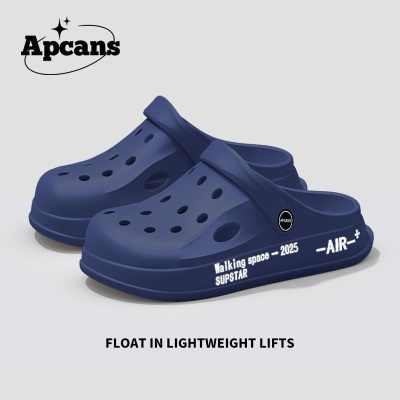 潮流洞洞鞋男款夏季外穿踩屎感防滑两用包头拖鞋运动休闲沙滩拖