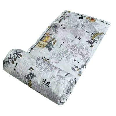 人参夏凉被批发水洗棉空调被学生夏被舒适夏季薄被子床上用品批发