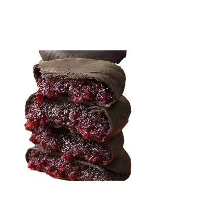 五黑桑葚紫米饼无糖精低脂粗粮饱腹代餐糕点心面包孕妇早餐零食品