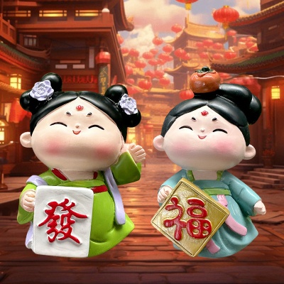 新款文创冰箱贴磁吸女生节日礼物国潮古风唐风家居装饰品原创古风