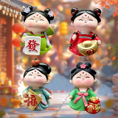 新款文创冰箱贴磁吸女生节日礼物国潮古风唐风家居装饰品原创古风