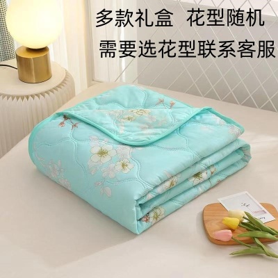 厂家批发开业礼品夏凉被空调被夏季水洗棉夏被店庆薄被子可印logo