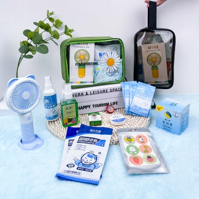 防暑应急降温包套装夏季员工福利高温慰问清凉礼包户外便携防暑包