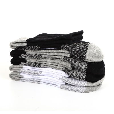 大码袜子男中筒运动棉袜户外透气吸汗束腰防滑篮球跑步薄款休闲袜