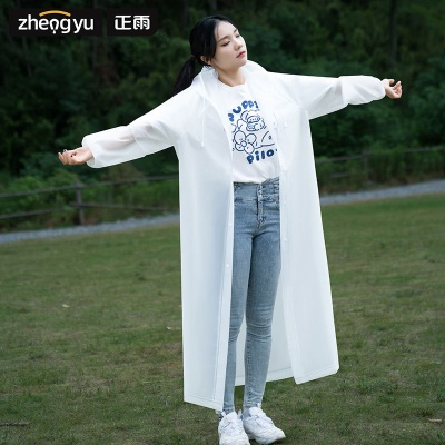 一次性雨衣长全身透明加厚防暴雨便携女成人防水骑行户外学生男