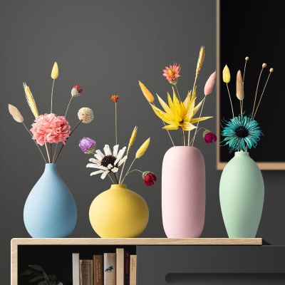 花瓶陶瓷客厅电视柜插花北欧房间家居摆件创意玄关干花酒柜装饰品