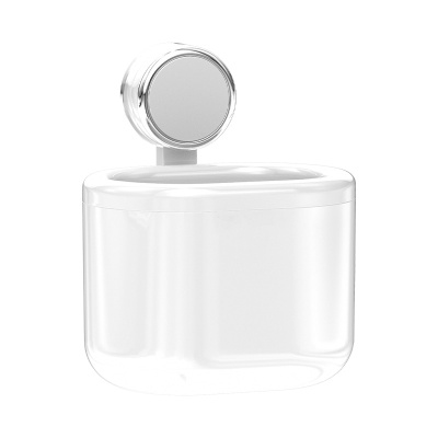 吸盘洗脸巾收纳盒家用卫生间化妆品收纳壁挂式免打孔洗漱台置物架