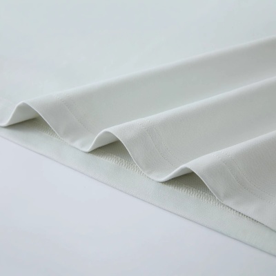 秋季男装定制智能速干棉长袖t恤男宽松印花打底衫休闲灰白上衣