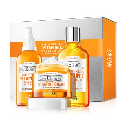 迪凯瑞玻尿酸滋润补水化妆品套装高级感水乳套裝VC水乳护肤品套装