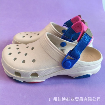 cross明星同款经典特林洞洞鞋男户外沙滩鞋包头轻便防滑情侣凉拖