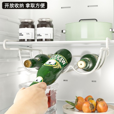 枫悦 创意铁艺日用家居厨房用品收纳挂架冰箱收纳架置物架啤酒架