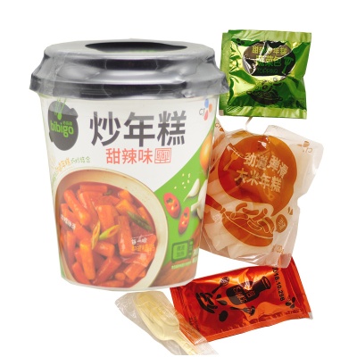 24省包邮希杰必品阁炒年糕 整箱18杯装 甜辣芝士劲辣3味