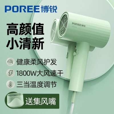 2025包邮博锐电吹风大功率1800w冷热风电吹风多款批发代发正品