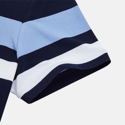 英皇保罗polo衫男士高级感条纹男士短袖翻领t恤男现货POLO衫定制