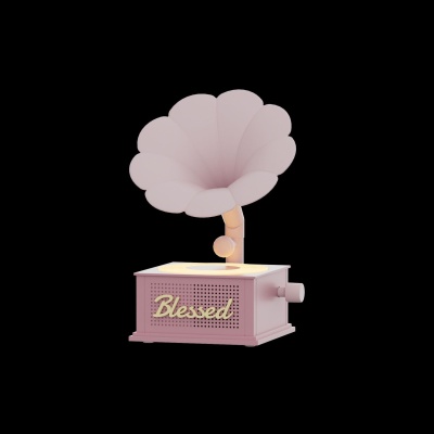 新款复古蓝牙音箱小型麦克风音响高音质迷你幸运留声机无线低音炮