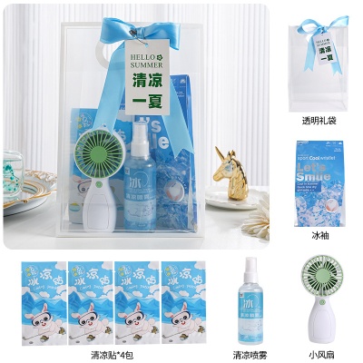 夏日防暑降温包套装礼品公司送员工福利夏季清凉礼包护士节伴手礼