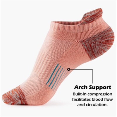 跨境短筒女款加厚羽毛球运动袜毛巾底透气专业跑步户外船袜子批发