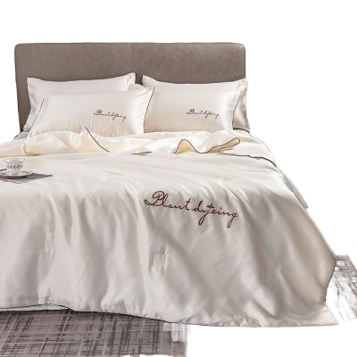 水洗夏被四件套夏季夏凉被空调被夏天可机洗床上用品三件套亚马逊