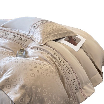 冰丝四件套轻奢高级感夏季床单被套天丝真丝床单款四件套床上用品